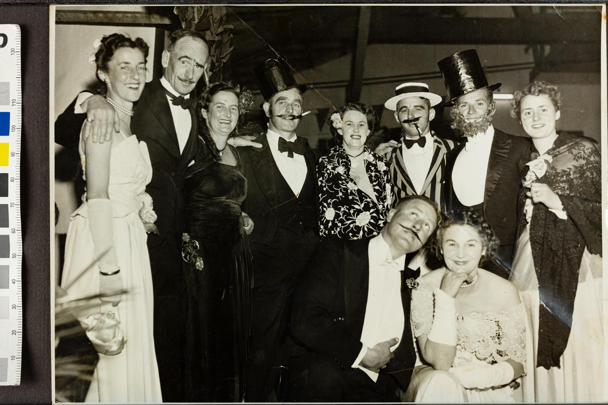 People in fancy dress - Tairawhiti Museum