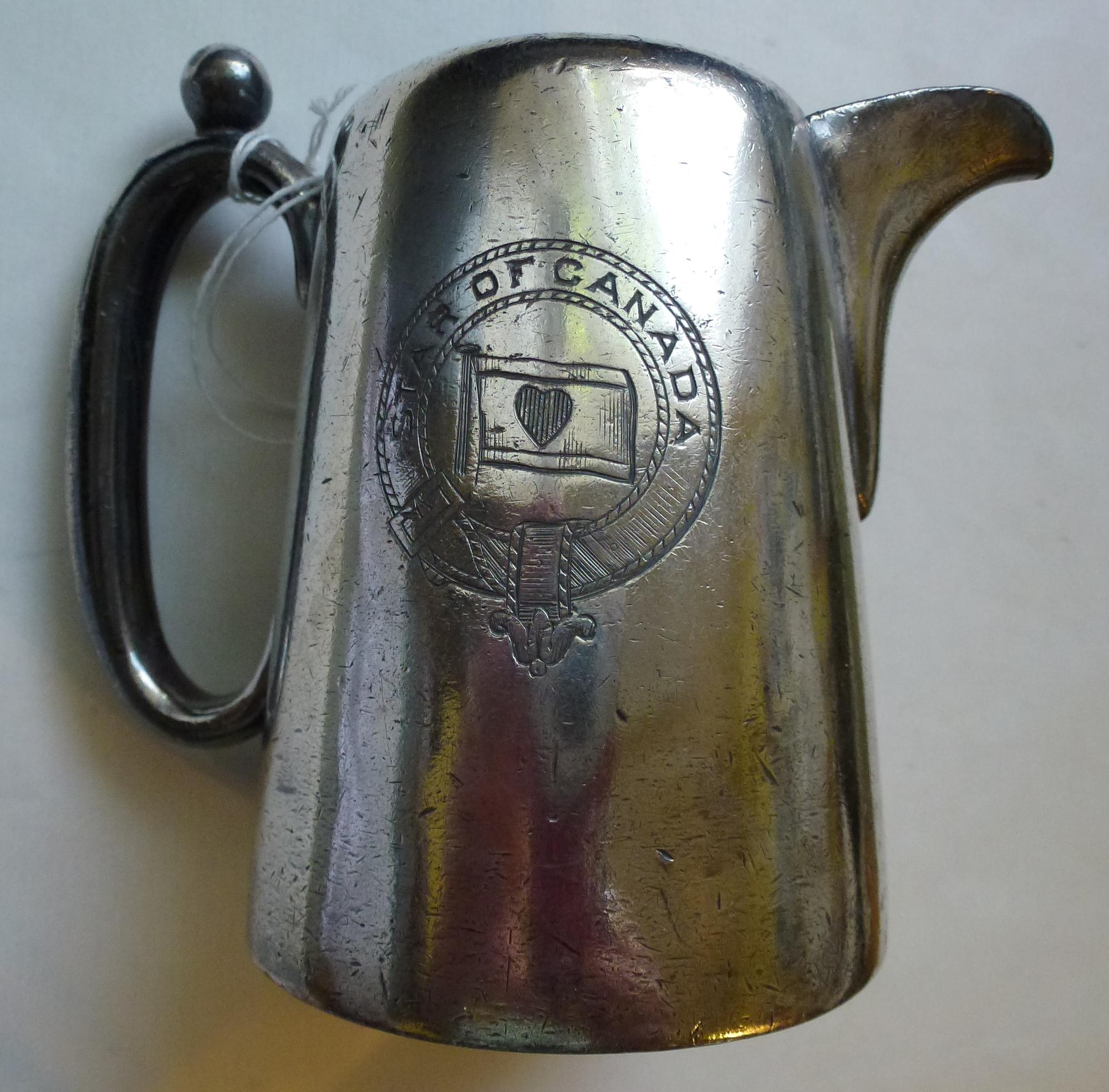 Star of Canada Milk jug Tairawhiti Museum